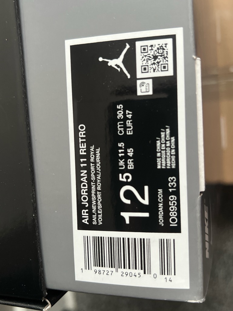 Never Worn Ds Jordan 11 “285” Atl